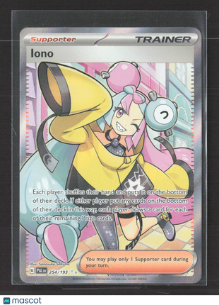 Pokemon Paldea Evolved Iono - 254/193 #254