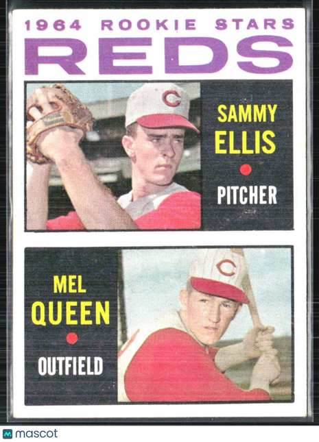 1964 Topps Reds 1964 Rookie Stars (Sammy Ellis / Mel Queen) RS, RC #33