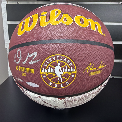 Mem Darius Garland Cavaliers Signed NBA All Star Collector ball /100 UDA
