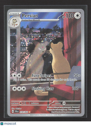 Pokemon Shrouded Fable Persian - 078/064 illustration rare #78