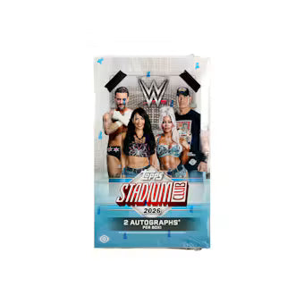 WWE 2026 Topps Stadium Club WWE Wrestling Hobby Box