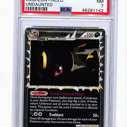2010 Pokemon Heartgold & Soulsilver Undaunted Umbreon Undaunted PSA 7 #86