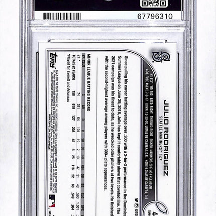 2022 Topps MLB 3D Julio Rodriguez #44 PSA 10