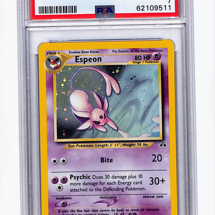 2001 Pokemon Neo Discovery Espeon PSA 7 #1