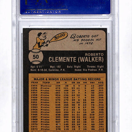 1973 Topps Roberto Clemente #50 PSA 6
