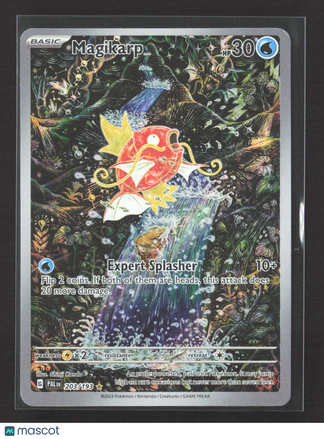 Pokemon Paldea Evolved Magikarp - 203/193 illustration rare #203