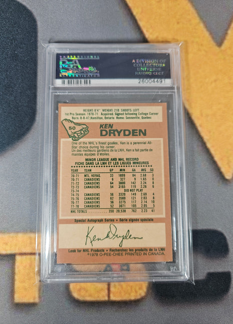 1978 O-Pee-Chee Ken Dryden #50 PSA 8