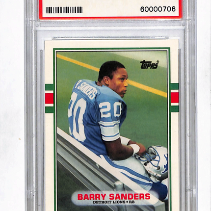 1989 Topps Traded Barry Sanders #83T PSA 10