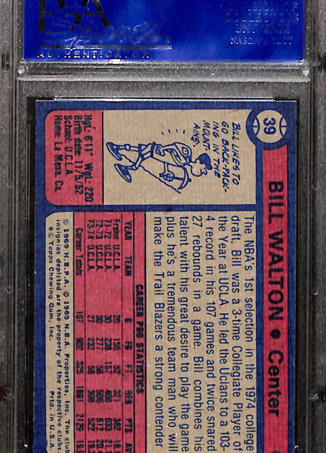 1974 Topps Bill Walton #39 PSA 9