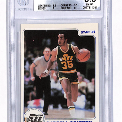 1985 Star Last 11 ROY's Darrell Griffith #5 BGS 8.5