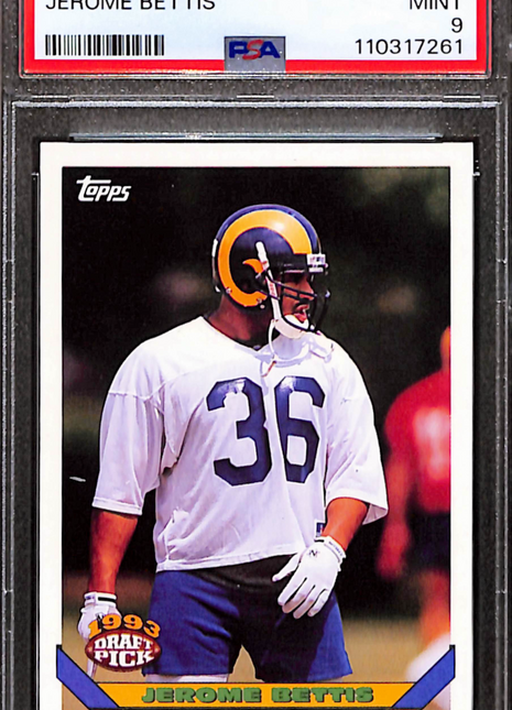 1993 Topps Jerome Bettis #166 PSA 9
