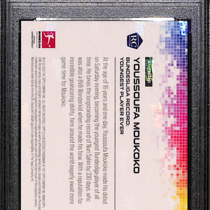 2020 Topps Now Bundesliga Youssoufa Moukoko #45 PSA 9