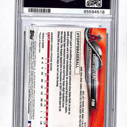 2018 Topps Shohei Ohtani #700 PSA 10