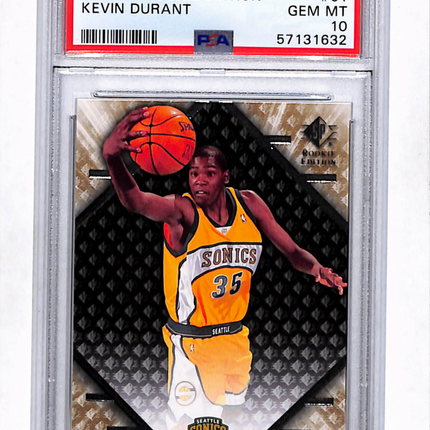 2007 SP Rookie Edition Kevin Durant #61 PSA 10