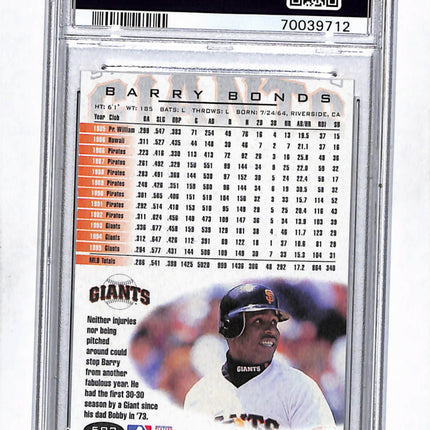 1996 Fleer Barry Bonds #583 PSA 10