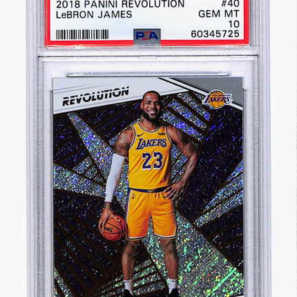 2018 Panini Revolution LeBron James #40 PSA 10