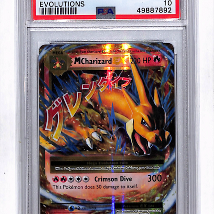 2016 Pokemon Xy Evolutions M Charizard EX Evolutions PSA 10 #13