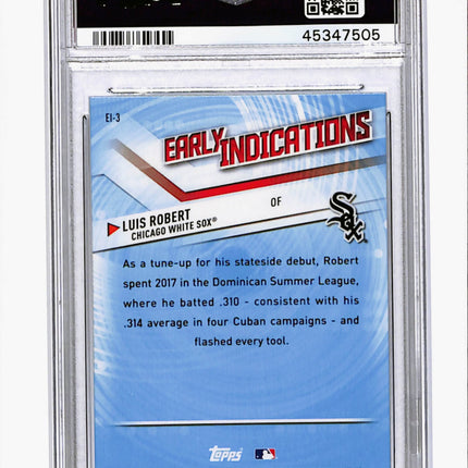 2018 Bowman's Best Early Indications Luis Robert #EI-3 PSA 10
