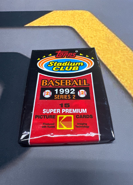 1992 topps series 2 baseball pack