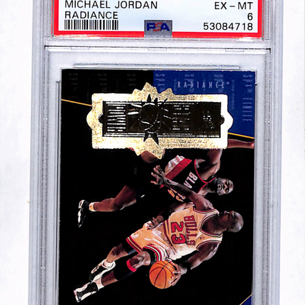 1998 SPX Finite Michael Jordan #100 Radiance PSA 6 /2700