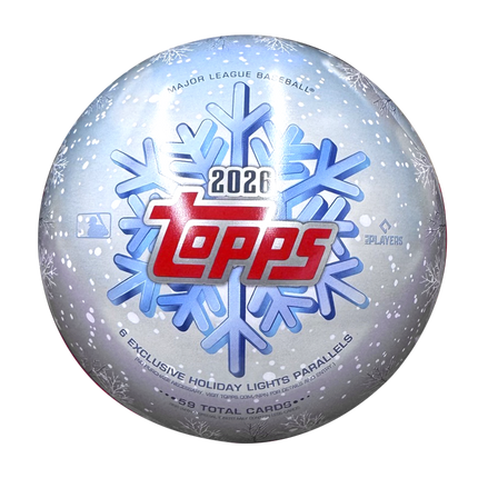 MLB 2026 Topps Holiday Baseball Retail Collector Tin
