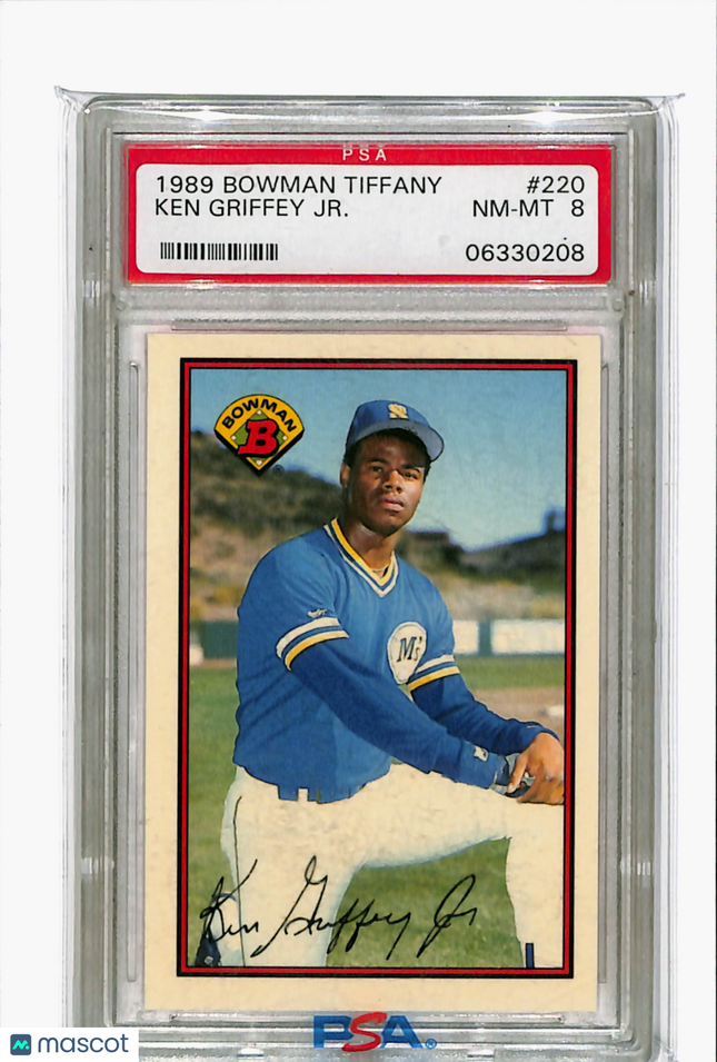 1989 Bowman Tiffany Ken Griffey JR. #220 PSA 8