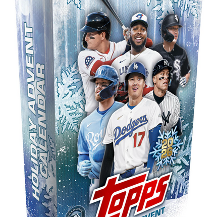 MLB 2026 Topps Holiday Baseball Advent Calendar Box