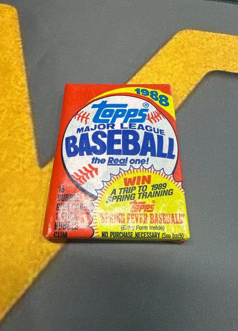 1988 Topps Baseball Pack