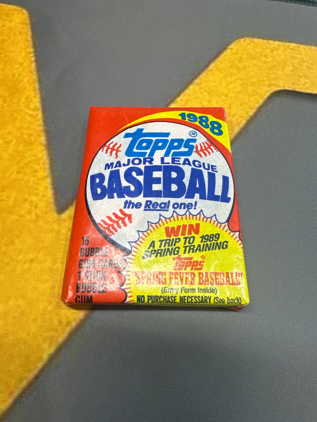 1988 Topps Baseball Pack