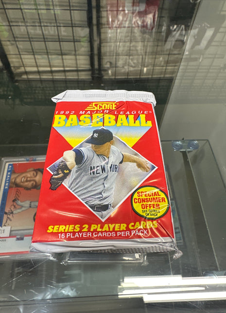 MLB 1992 Score Series 2 Pack