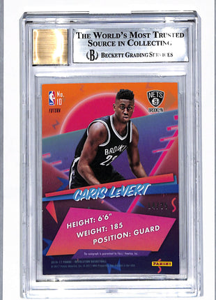 2016 Panini Revolution Rookie Auto Futura Caris LeVert /25 #10 BGS 9 Auto 9