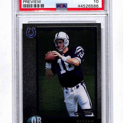 1998 Bowman Chrome Preview Peyton Manning #BCP1 PSA 10