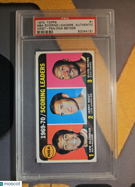 1970 Topps NBA Scoring Leaders #1 PSA A