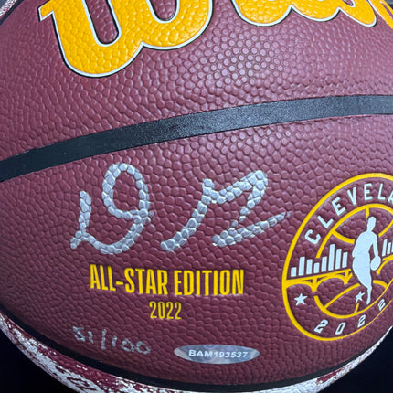 Mem Darius Garland Cavaliers Signed NBA All Star Collector ball /100 UDA