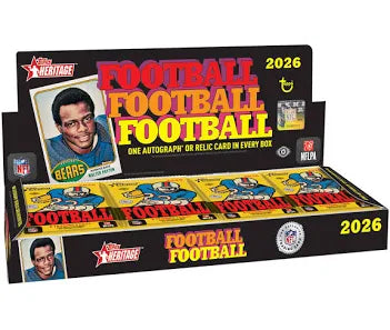 NFL 2026 Topps Heritage Football Hobby Box