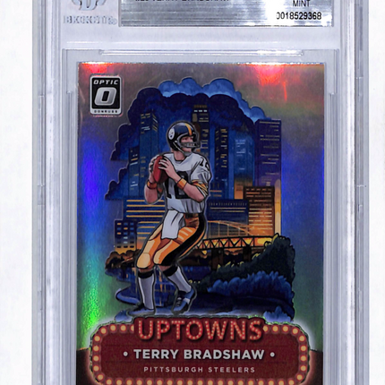 2024 Donruss Optic Uptowns Terry Bradshaw #25 BGS 9