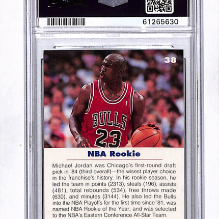 1992 Skybox Usa Basketball Michael Jordan #38 PSA 8