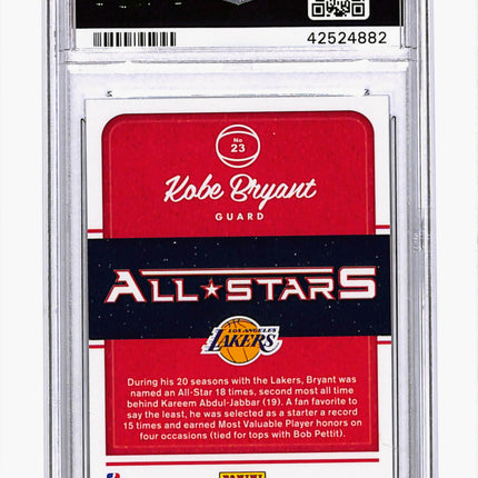 2016 Panini Donruss Optic All-Stars Kobe Bryant #23 PSA 10