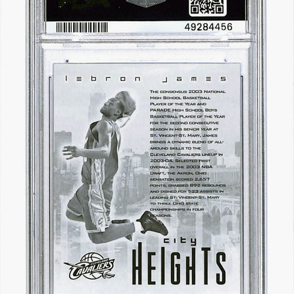 2003 Upper Deck Redemption Special LeBron James PSA 10