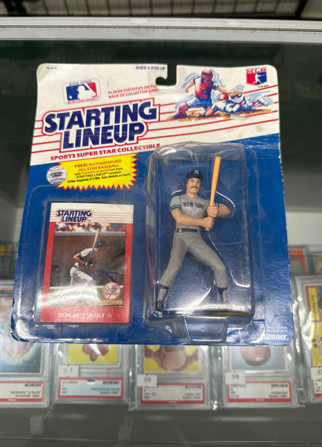 MLB Starting line up Don Mattingly Card & Figure