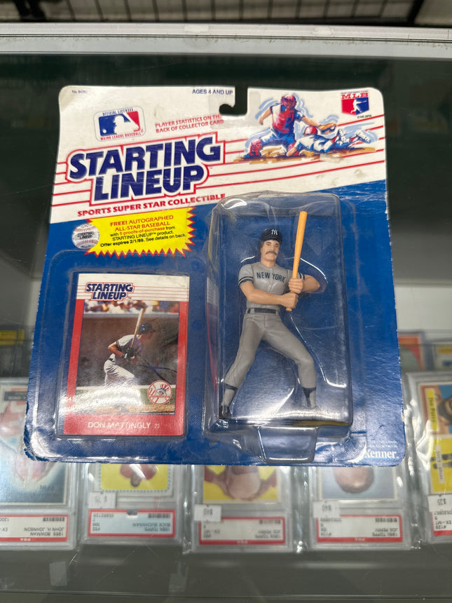 MLB Starting line up Don Mattingly Card & Figure