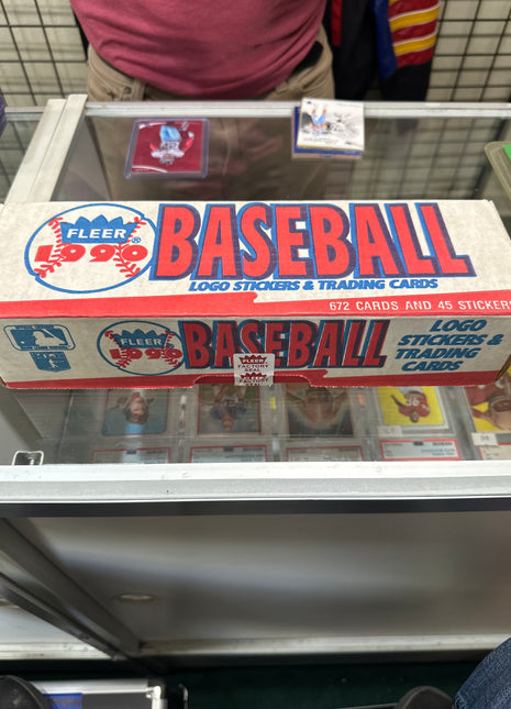 MLB 1990 Fleer Factory Set Box