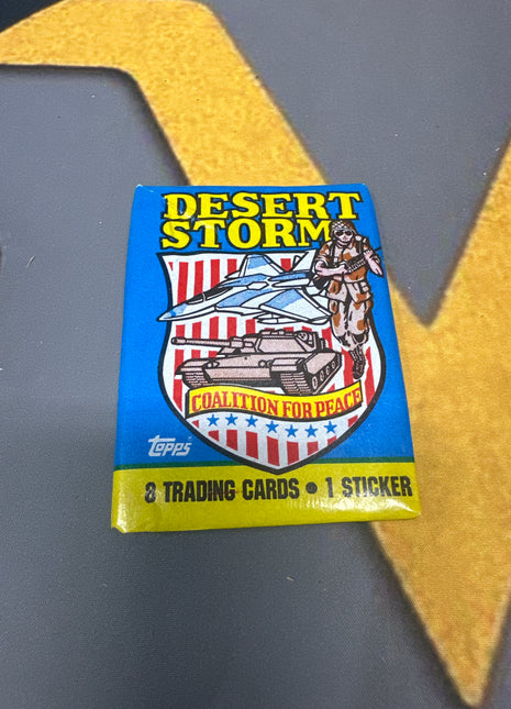 1991 topps desert storm pack