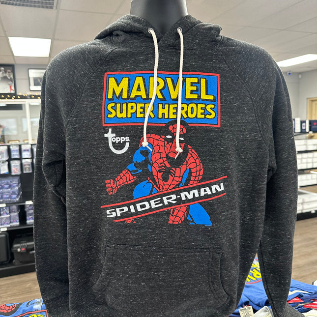 Topps Spiderman charcoal hoodie