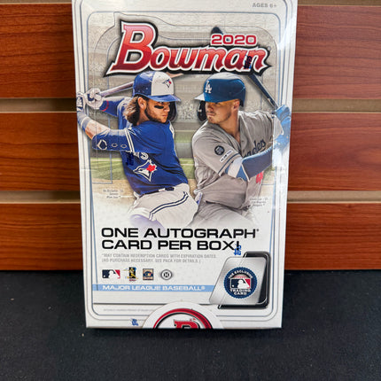 MLB 2020 Bowman Baseball Hobby Box