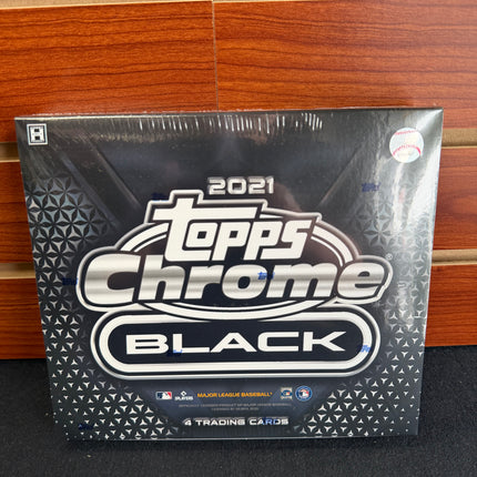 MLB 2021 Topps Chrome Black Baseball Box