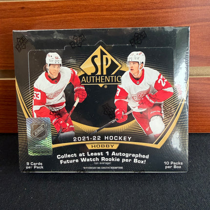NHL 2021-22 UD Sp Authentic Hockey Hobby Box
