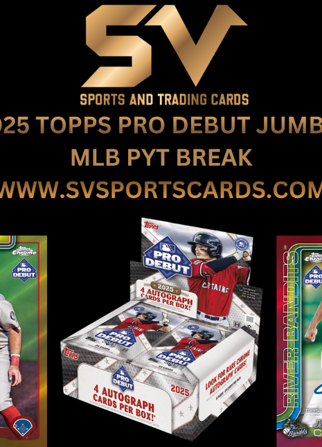 2025 TOPPS PRO DEBUT MLB PYT BREAK #2