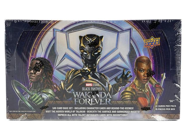 MCU 2024 UD Black Panther: Wakanda Forever Hobby Box