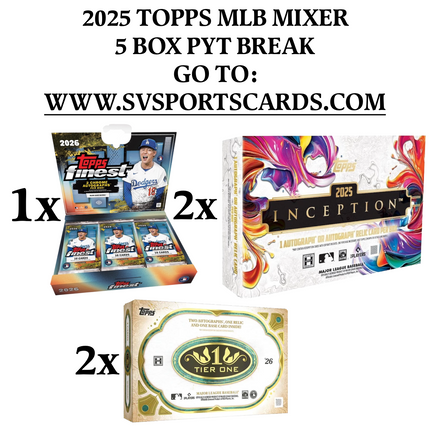 2026 Topps Baseball 5 BOX MIXER PYT Break